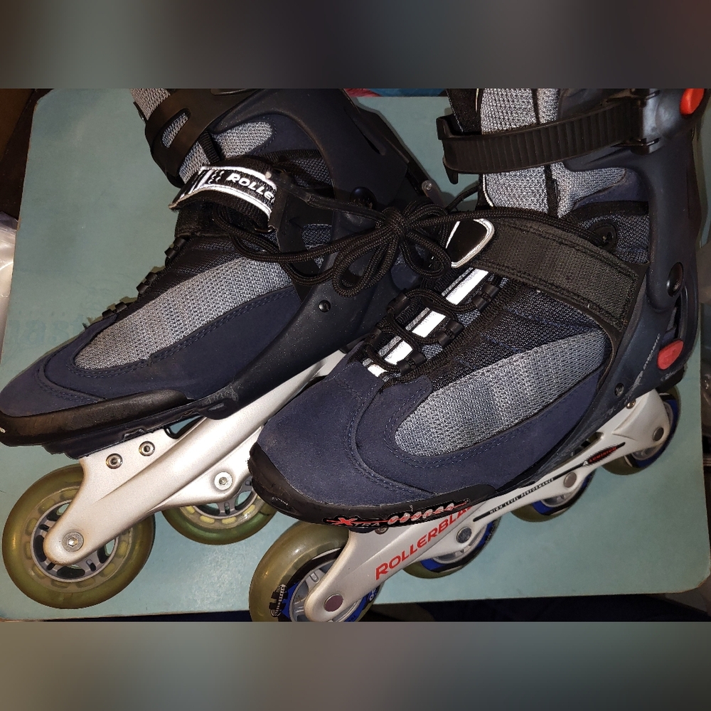 Rollerblade Training Pfs Blue Inline Skates - image 1